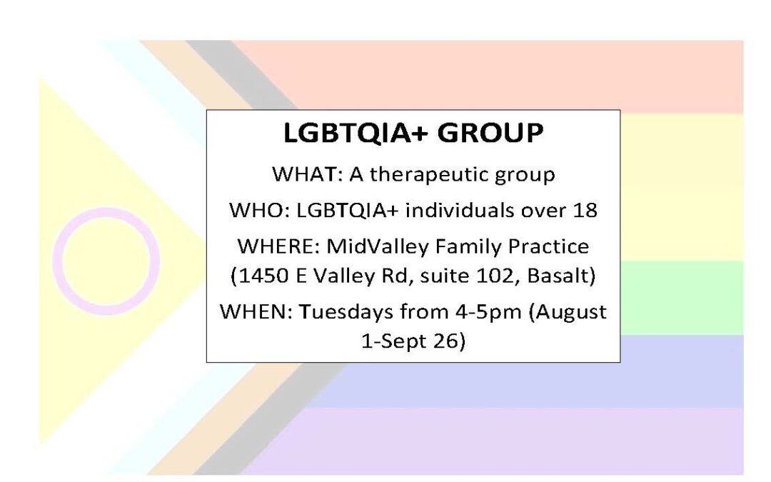 LGBTQIA+ Adult Therapy Group